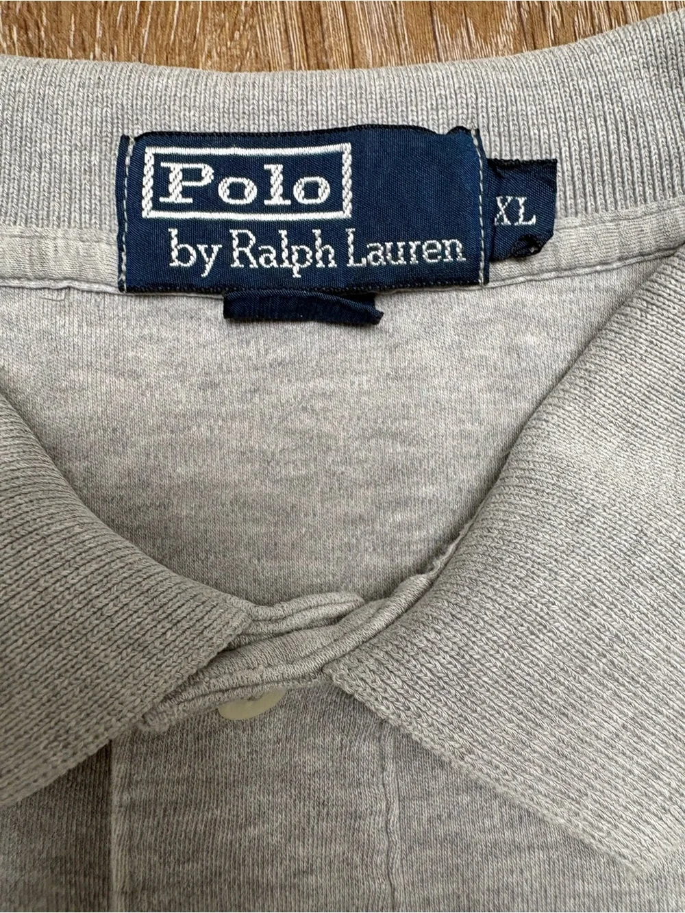 Ralph Lauren Men's Light Heather Gray Polo Shirt